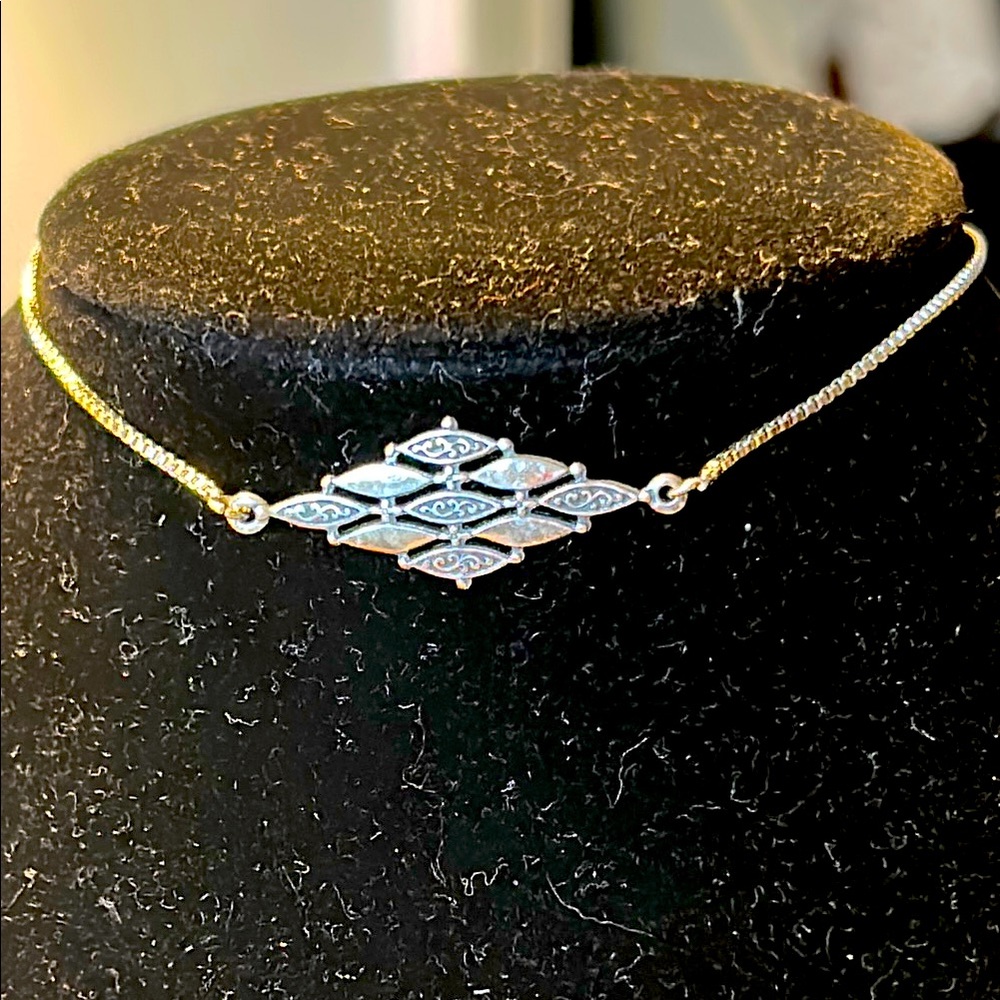 Adjustable Silver Box Chain Bracelet